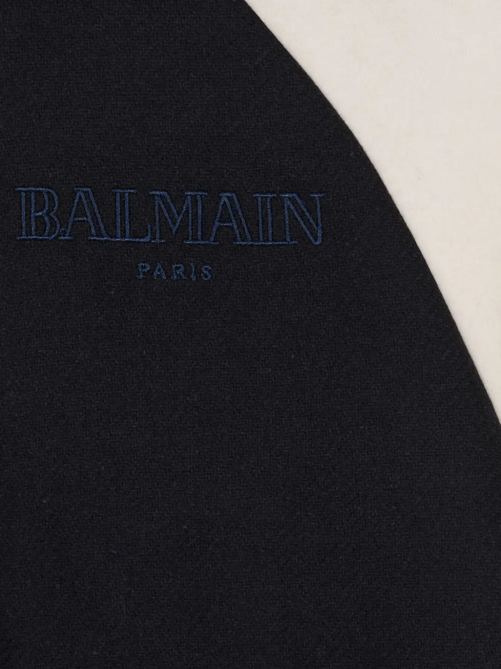 Balmain Kids Bomberjack met capuchon Blauw