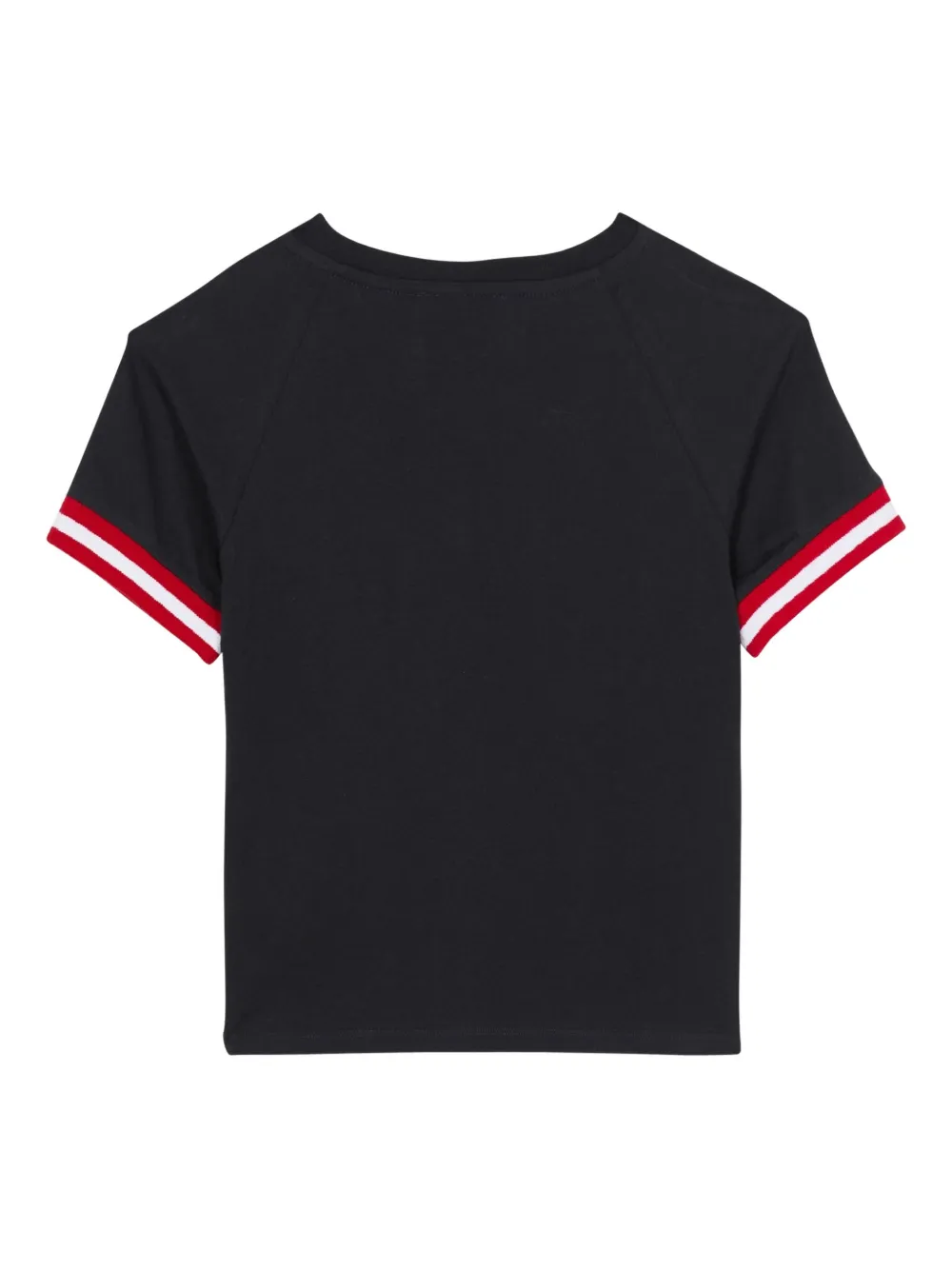 Balmain Kids T-shirt met logo-applicatie Blauw