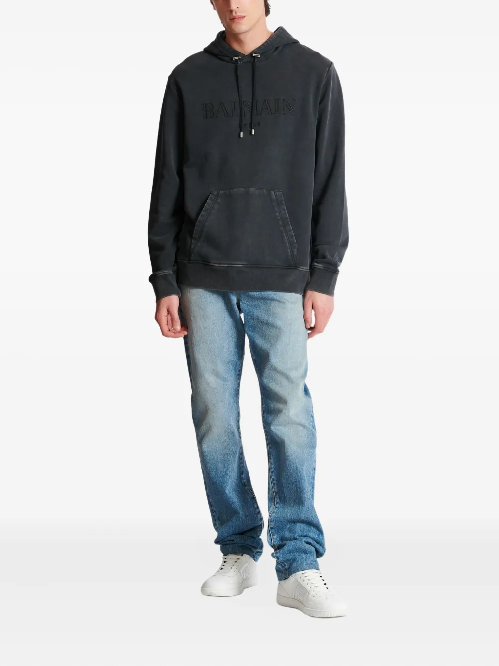 Balmain hoodie con logo bordado | Hoodies | Image 2