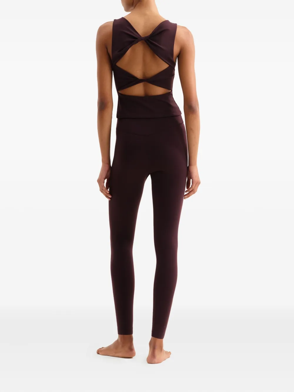 Eres Twist-back Top In Brown