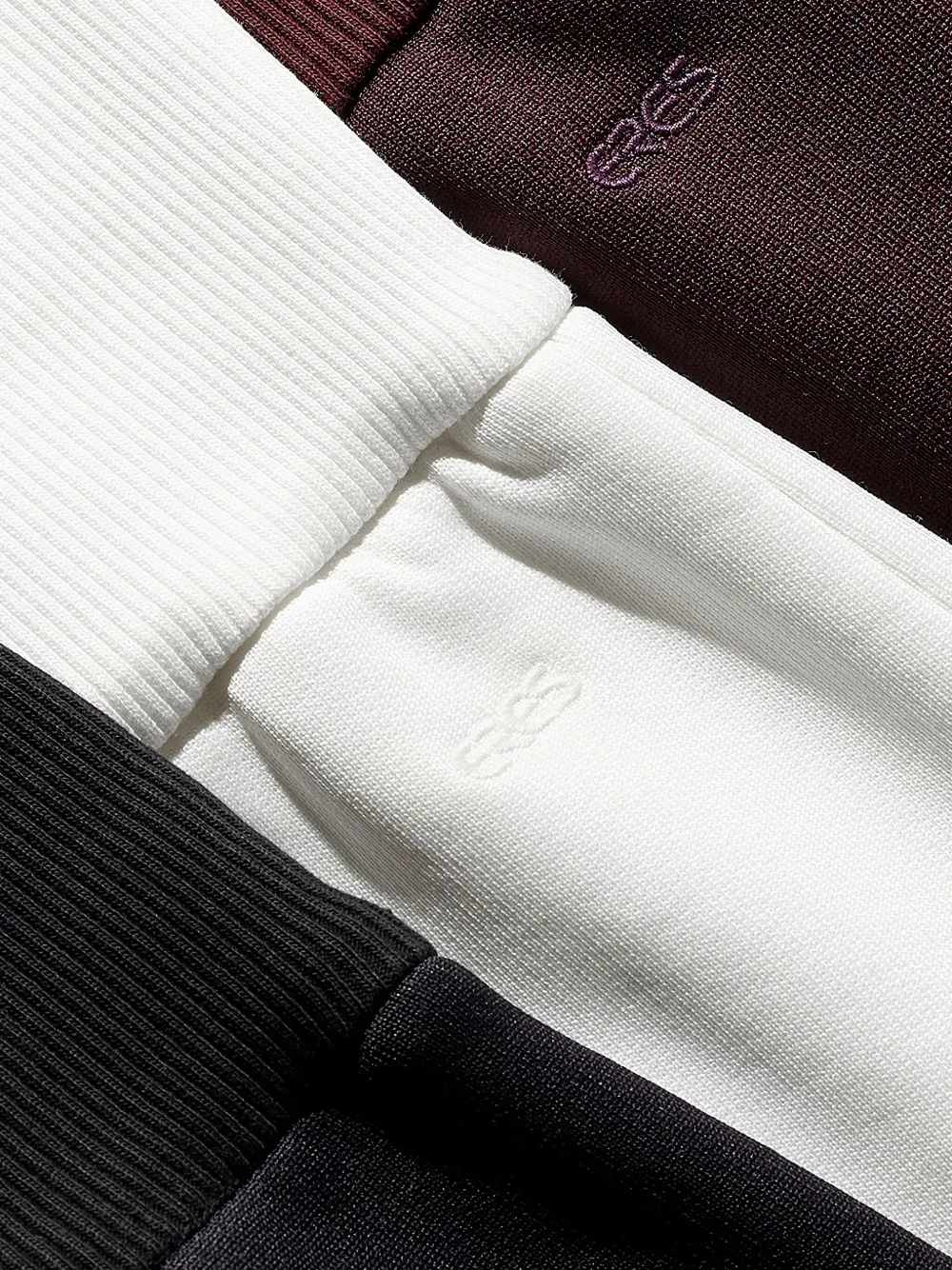 Eres Ribbed-waist Trousers In Black