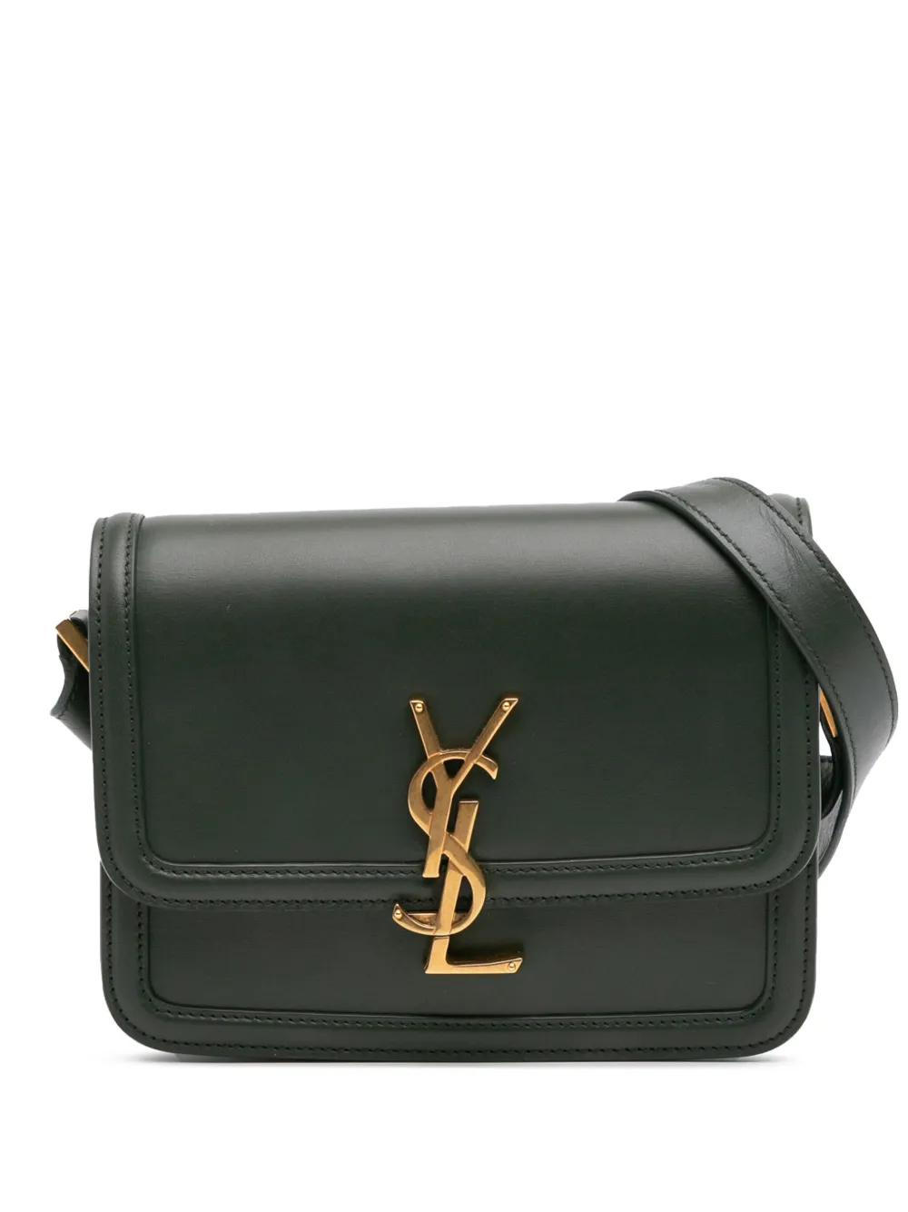 Pre-owned Saint Laurent 2020 Small Calfskin Solferino Satchel In Box Crossbody Bag