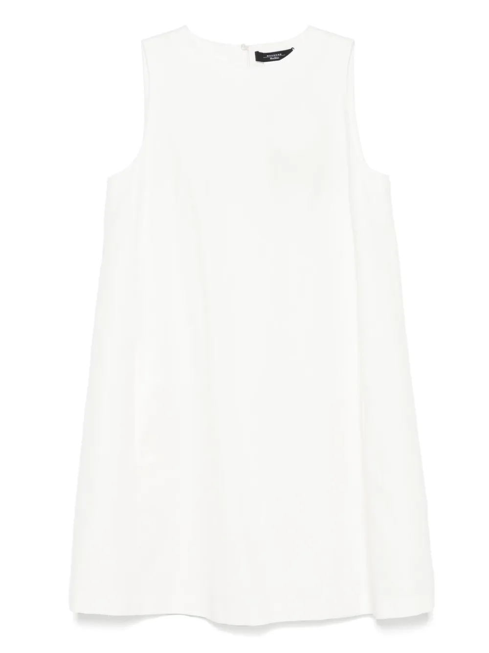 Weekend Max Mara robe en coton à coupe courte | blanc | Image 1