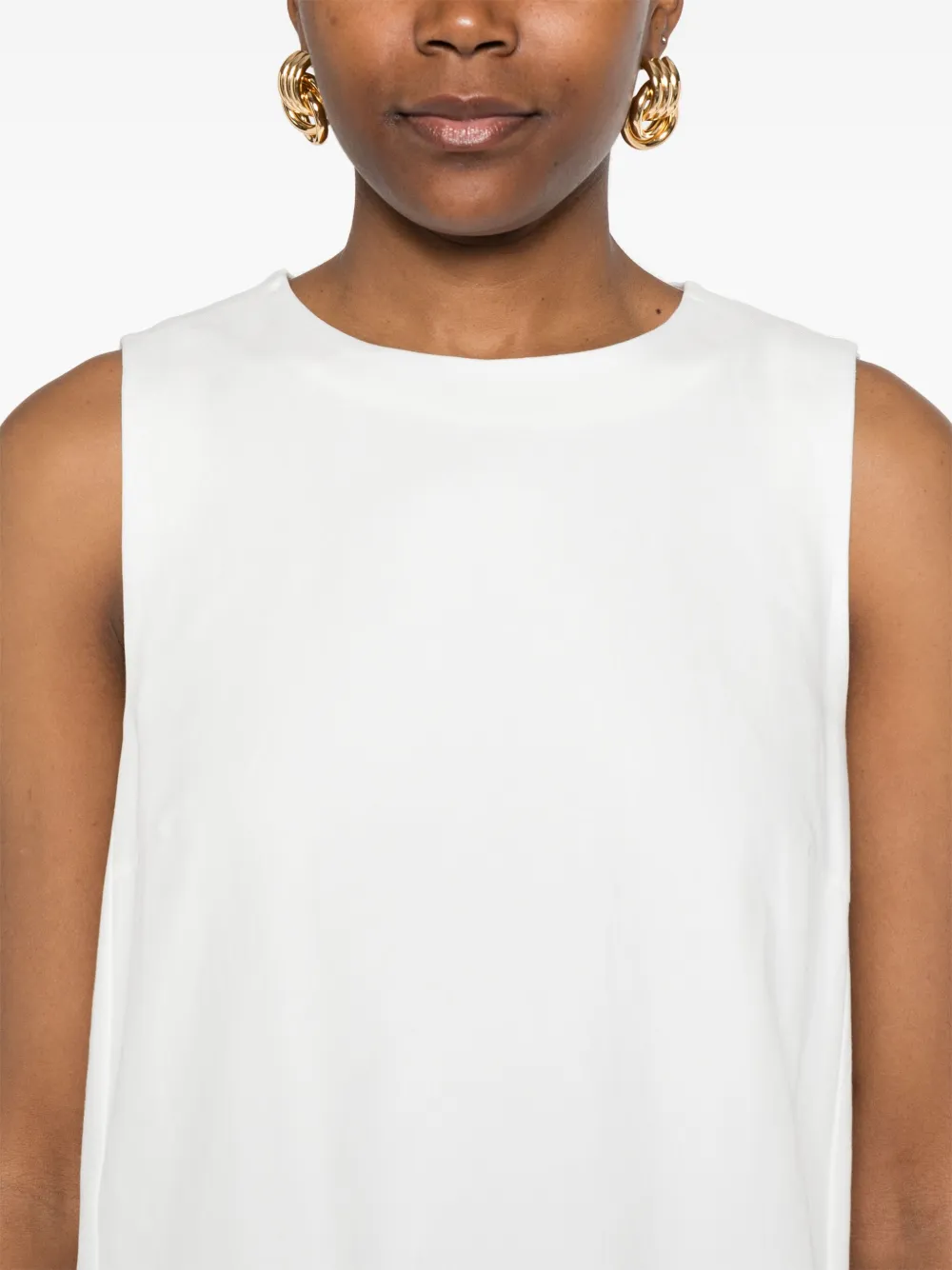 Weekend Max Mara Linnen mini-jurk Wit