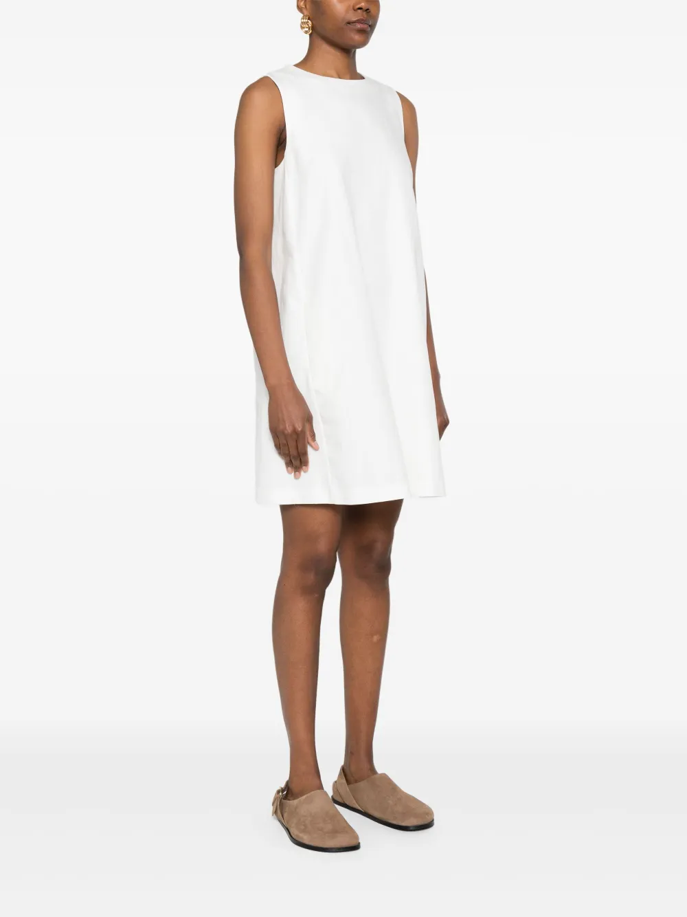 Weekend Max Mara Linnen mini-jurk Wit