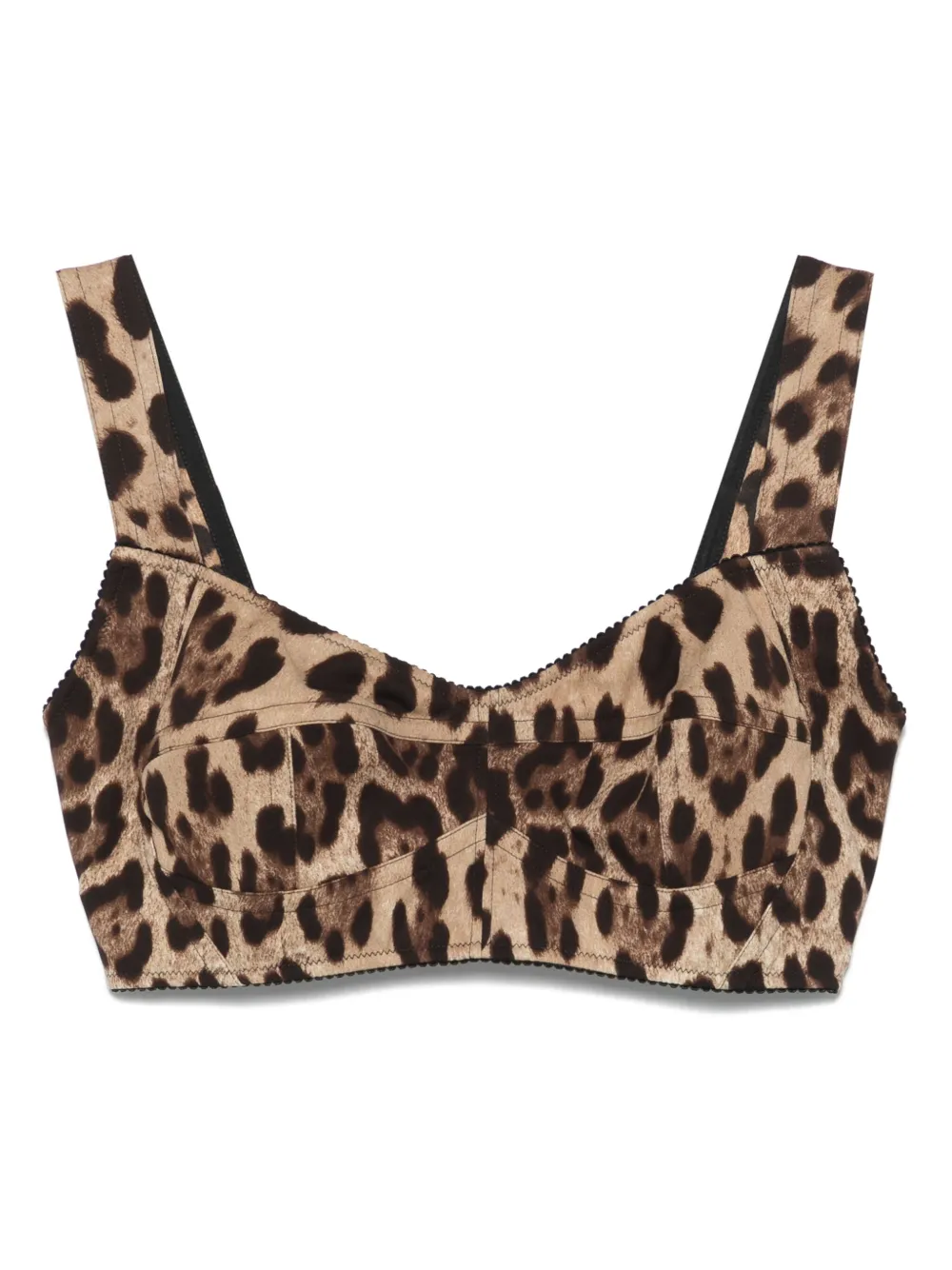 silk-blend cropped top