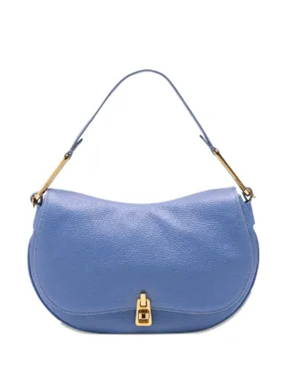 Coccinelle half-moon Clasp Shoulder Bag | Blue | FARFETCH JO