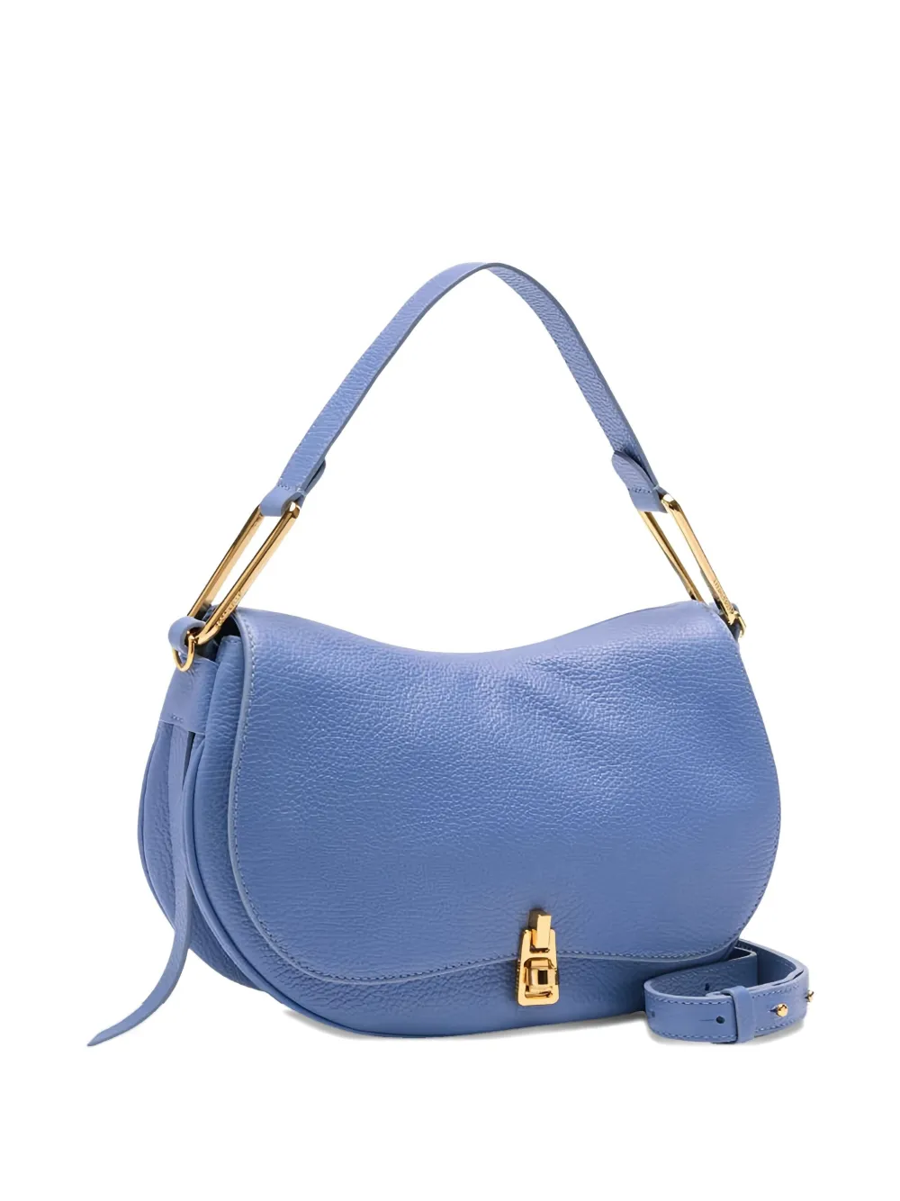 Coccinelle half-moon clasp shoulder bag - Blauw