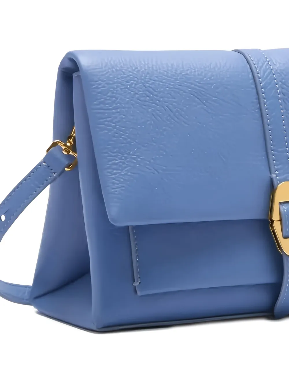Coccinelle Schoudertas met gespsluiting en omslag Blauw