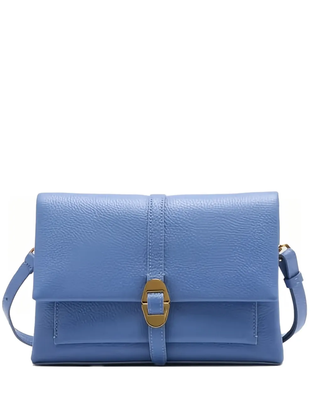 Coccinelle バックル ショルダーバッグ - ブルー Coccinelle バックル ショルダーバッグ - ブルー