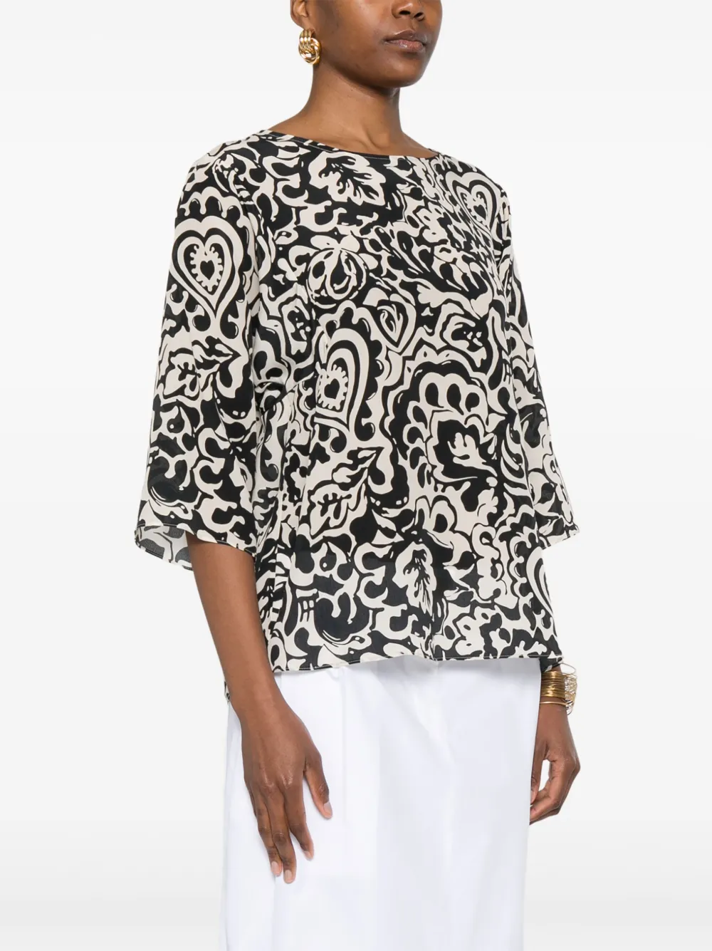 Weekend Max Mara Ginnico blouse Zwart