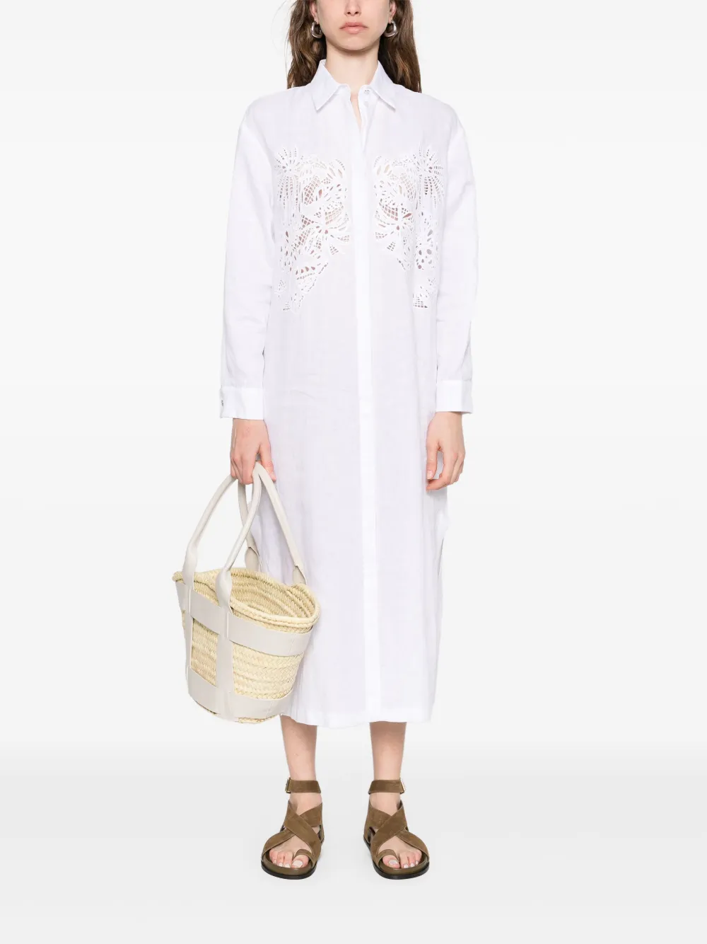 Max Mara Megaton dress - Wit