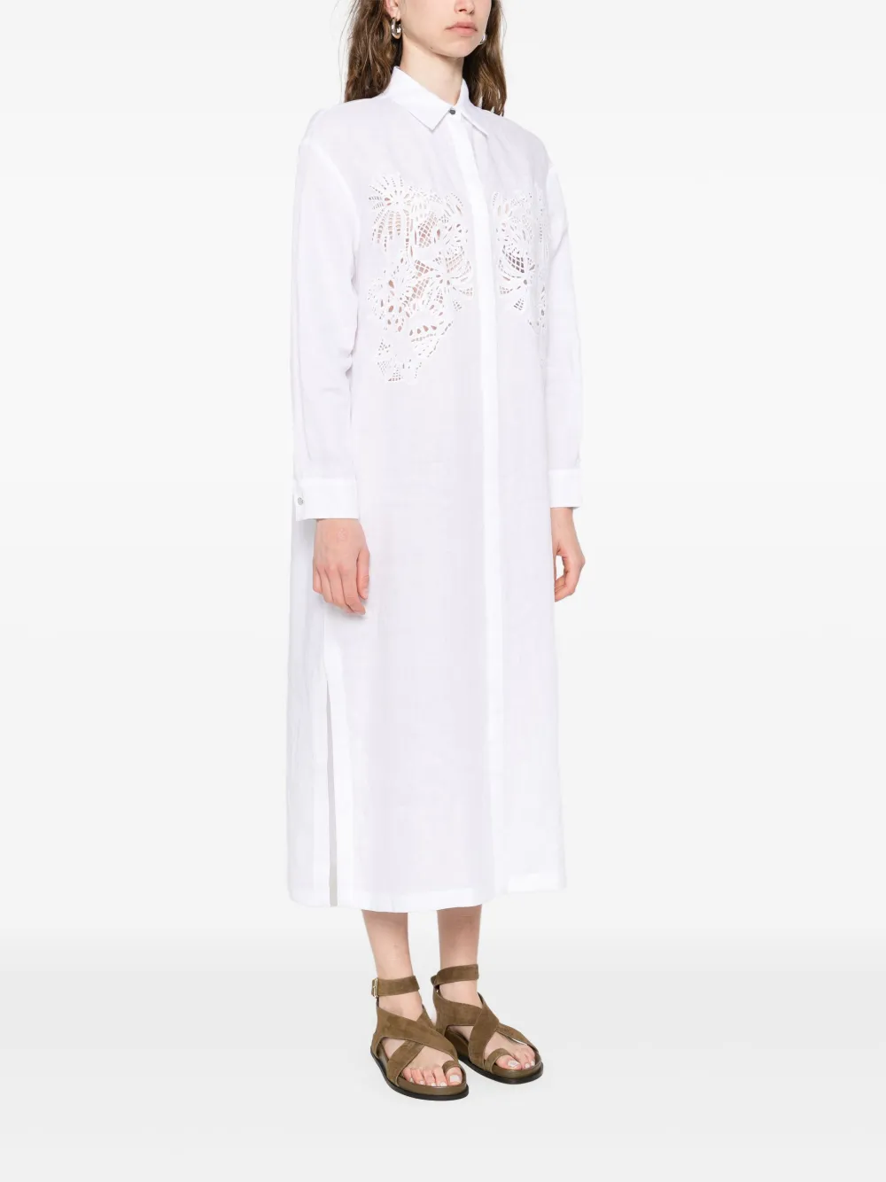 Max Mara Megaton jurk Wit