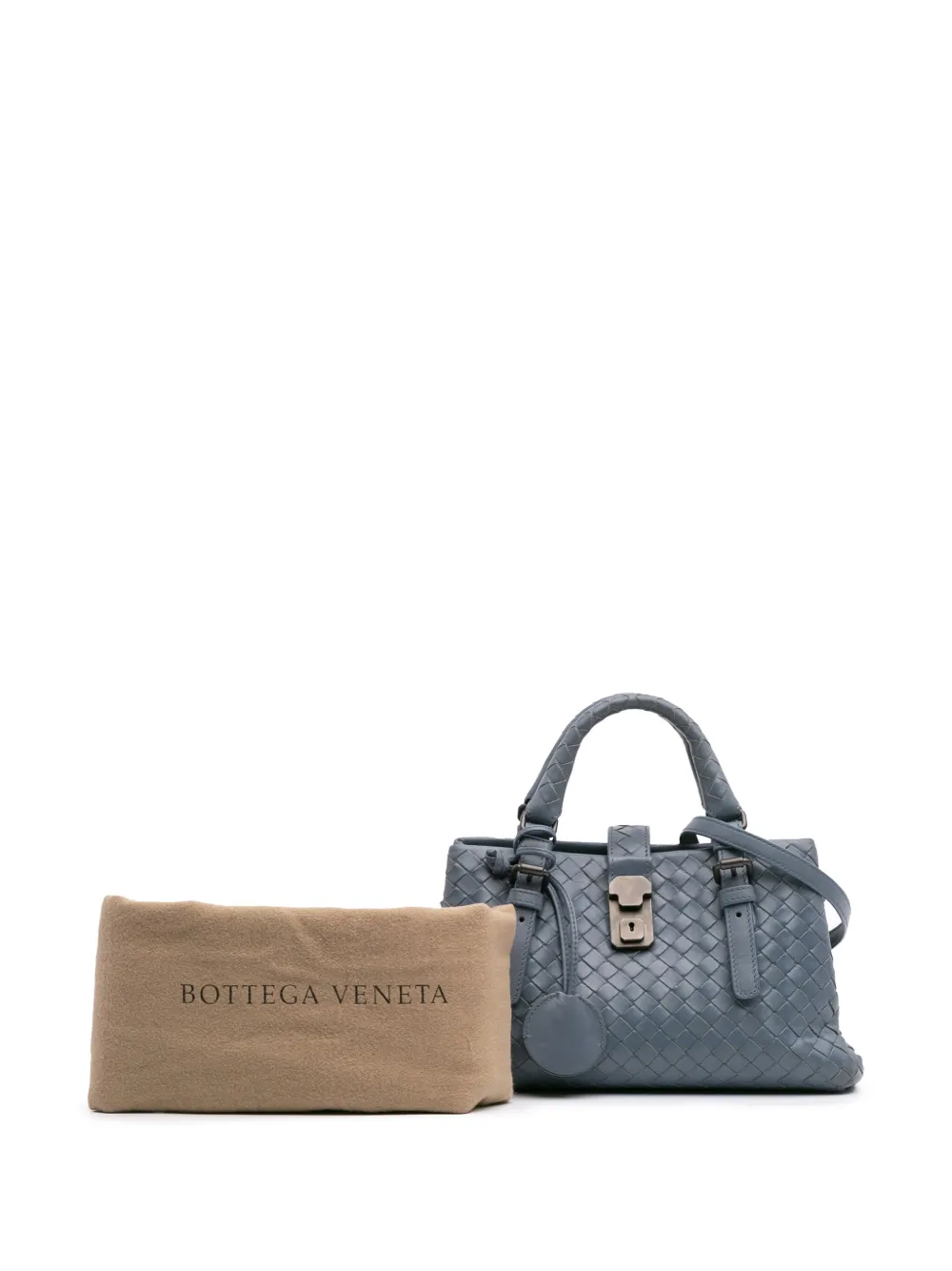 Pre-owned Bottega Veneta 2012-2024 Mini Nappa Intrecciato Roma Satchel
