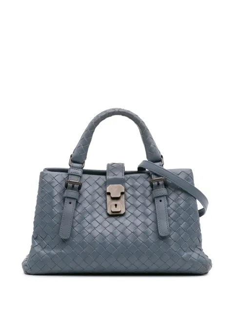 Bottega Veneta Pre-Owned bolsa satchel Mini Nappa Intrecciato Roma 2012-2024