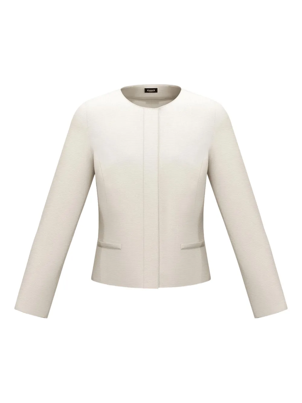 Marella Round-neck Jacket In Metallic