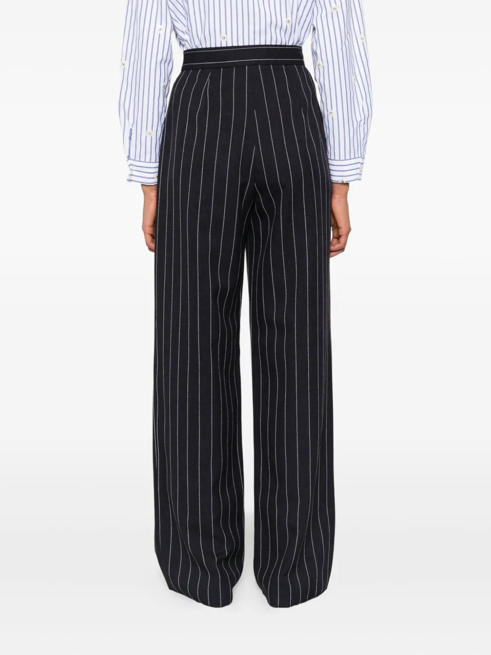Marella pinstripe trousers Blauw