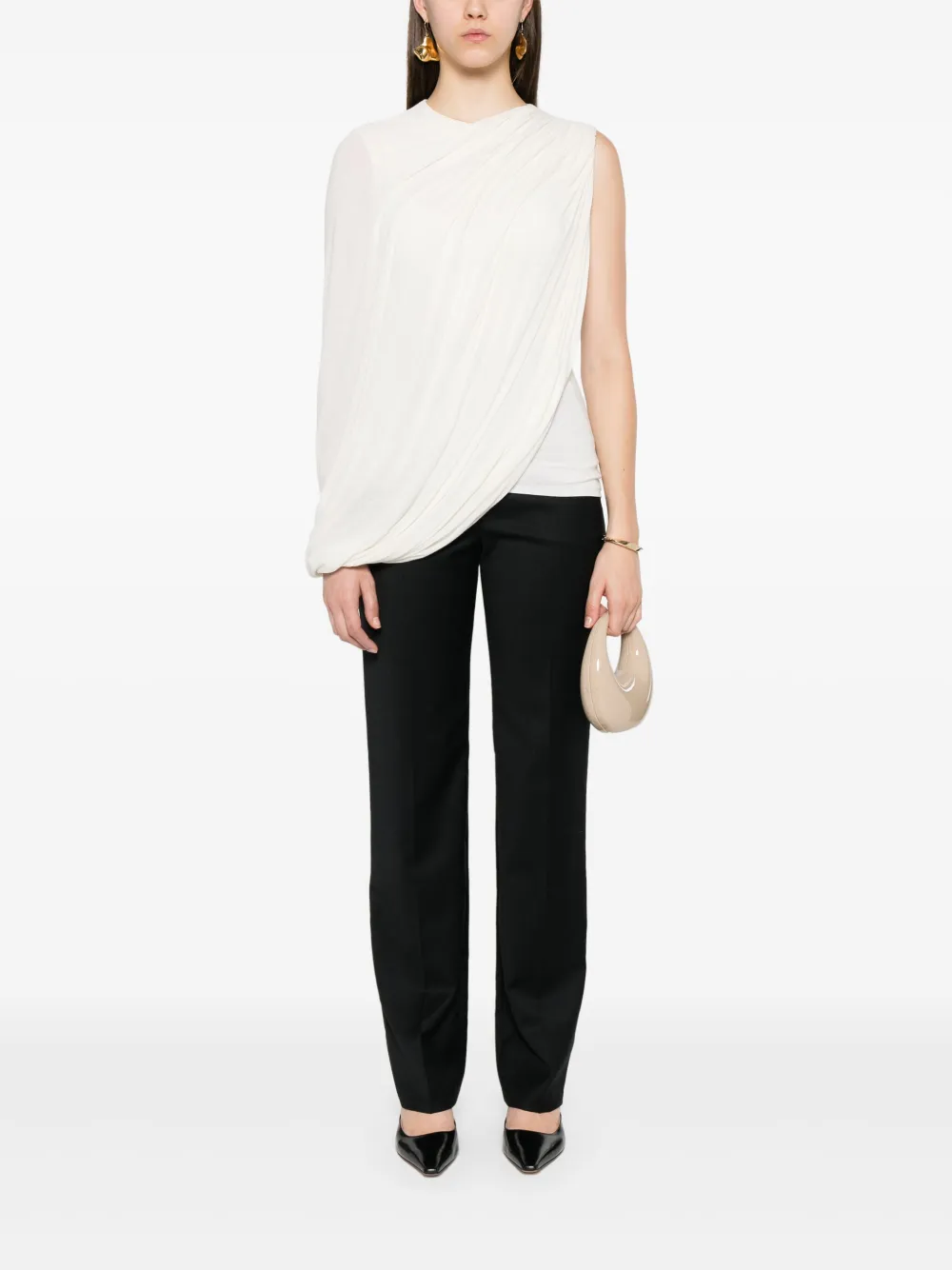 MANURI Lillies blouse - Wit