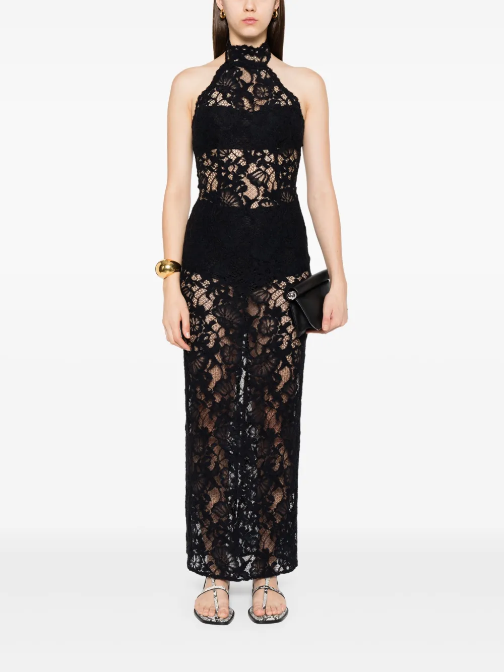 MANURI Cherie jurk - BLACK