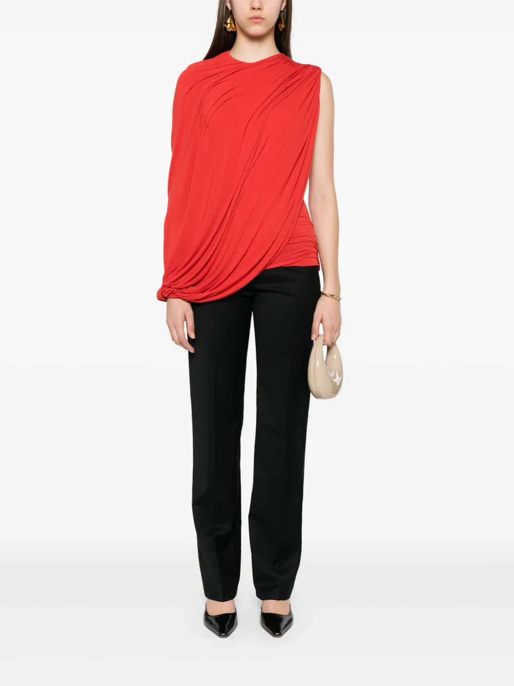 MANURI Tina wool trousers - Zwart