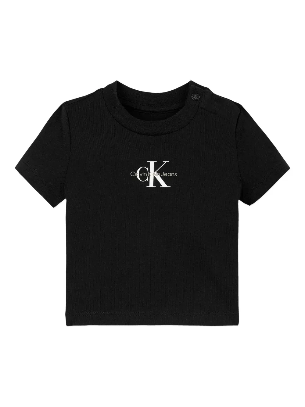 Calvin Klein Kids Jersey shorts set Zwart