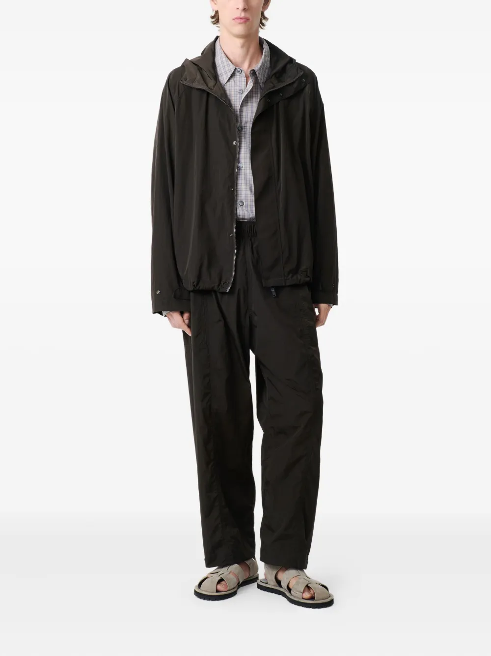 Studio Nicholson hooded jacket Groen