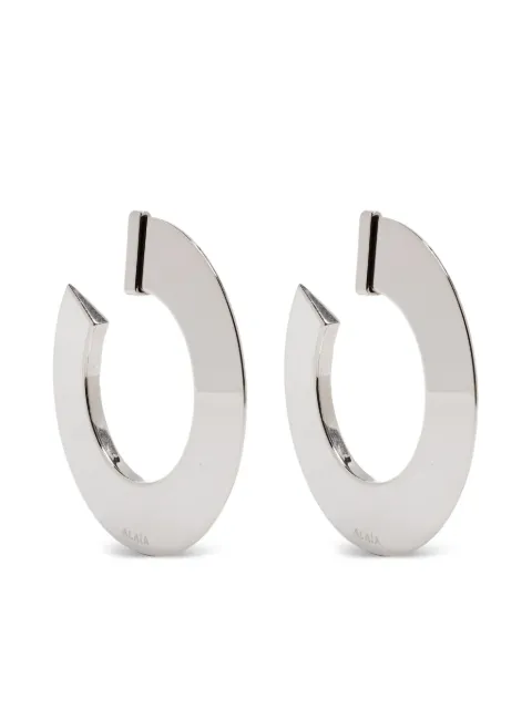 Alaïa blade hoops earrings
