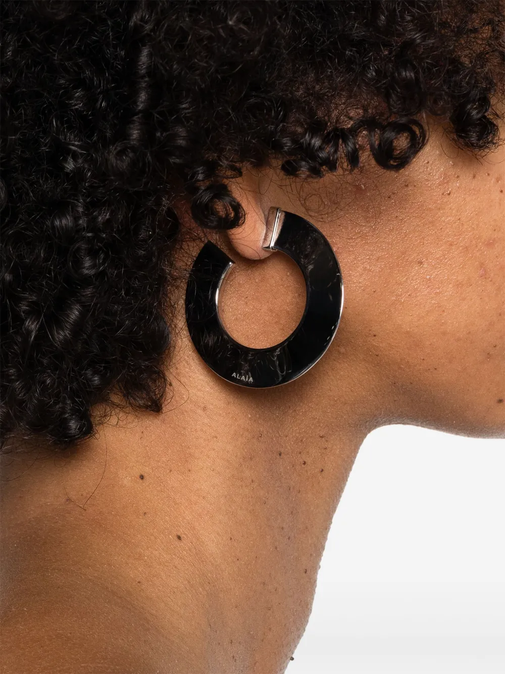Alaïa blade hoops earrings | Image 2