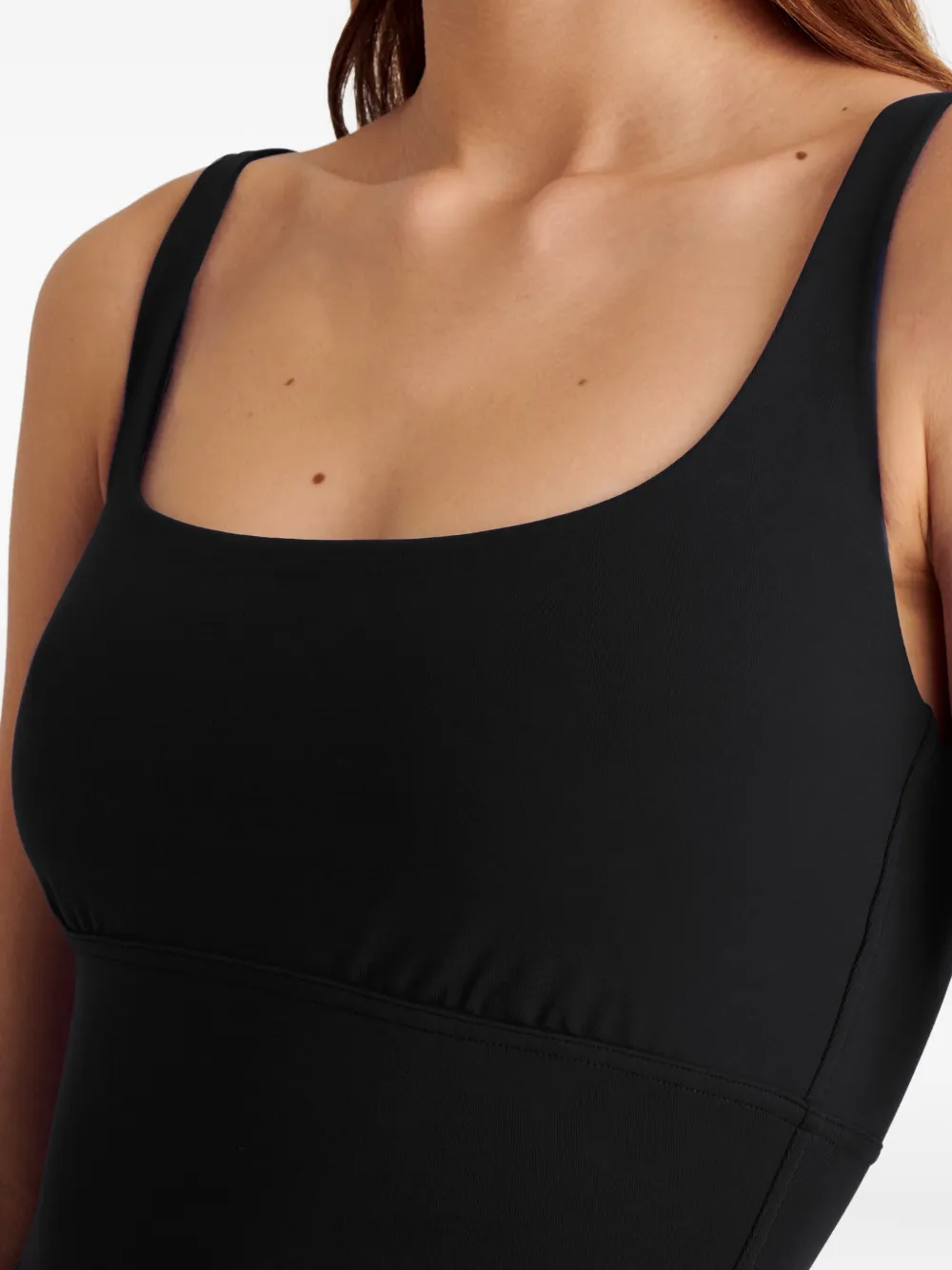 Eres Arnaque Square-neck Swimsuit In Black