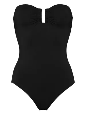 ERES Dresscode ストラップレス ワンピース水着 | ブラック | FARFETCH JP