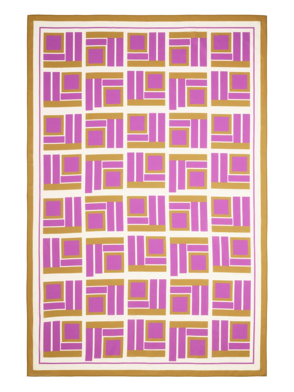 ERES Vibration rok met geometrische print Paars