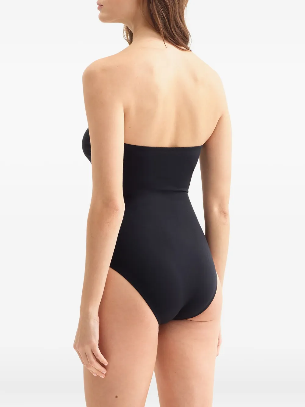 Eres Schulterfreier Dresscode Badeanzug Mit Schleifendetail In Black