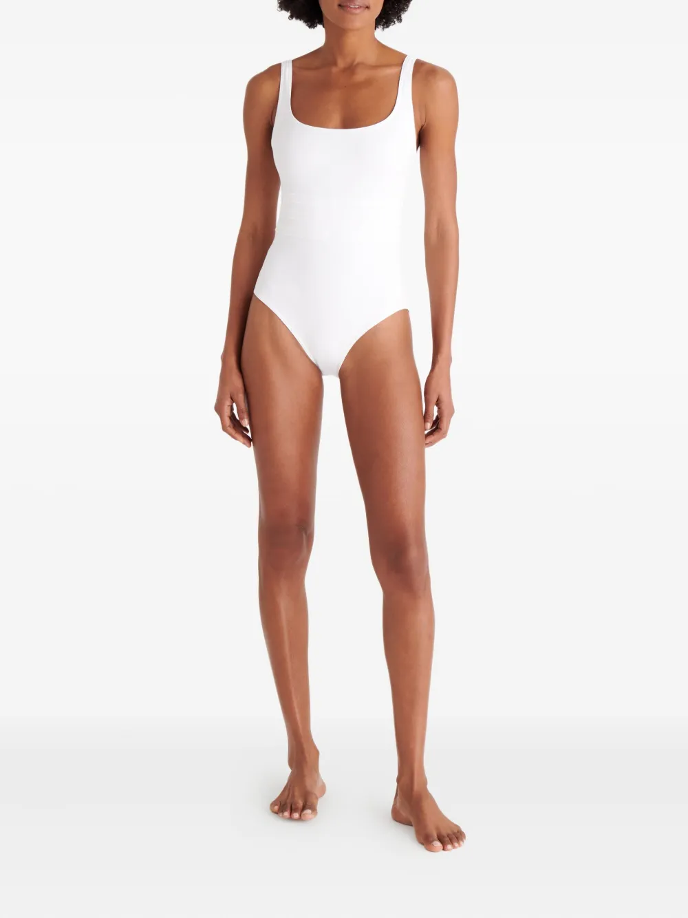 Eres Asia Tank One-piece Swimsuit In White