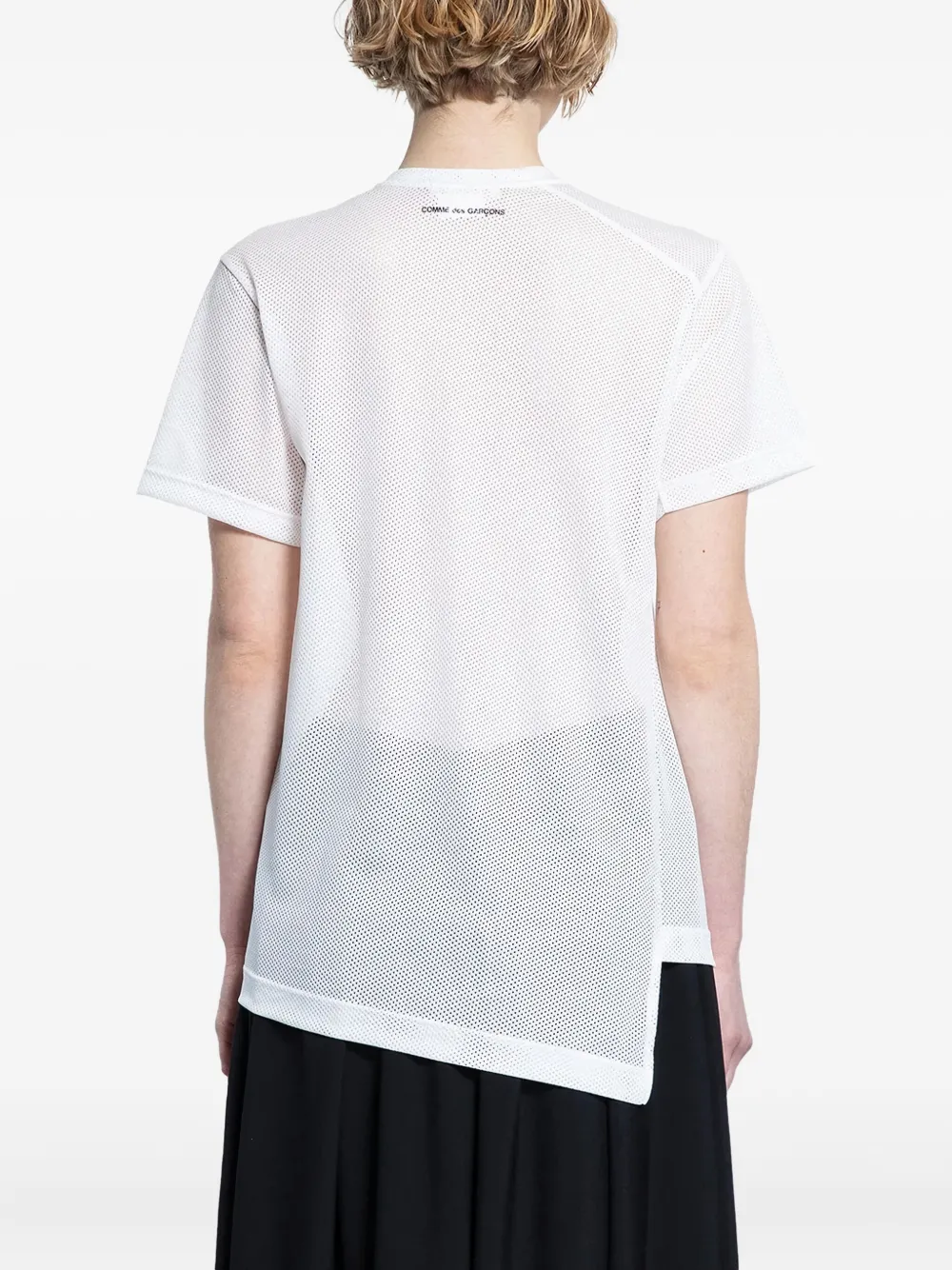 Comme Des Garçons Asymmetric T-shirt In White