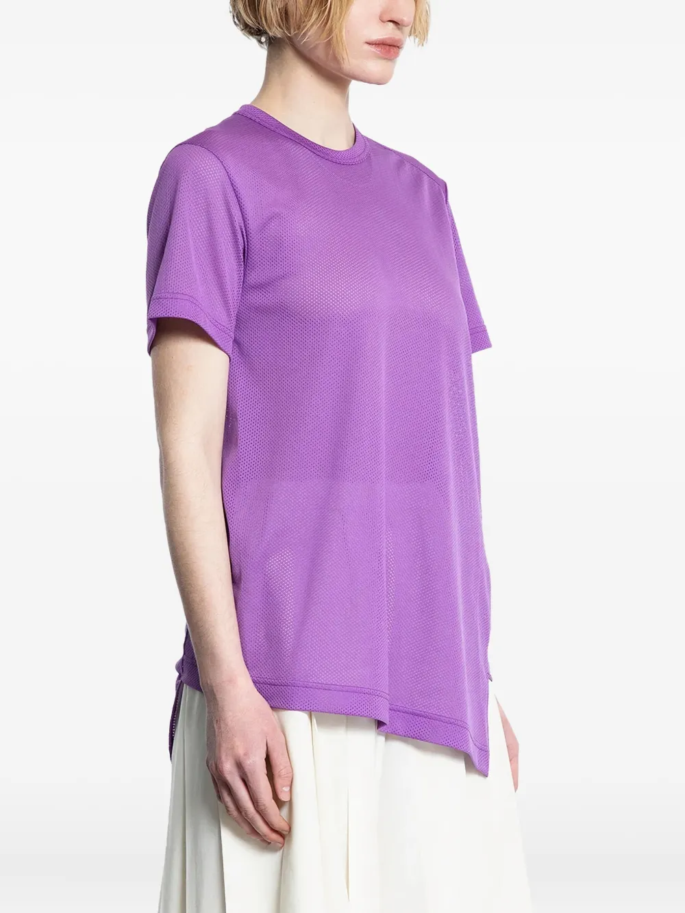 Comme Des Garçons asymmetric mesh T-shirt | Tシャツ | Image 2