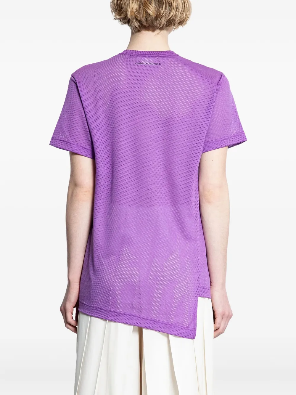 Comme Des Garçons Asymmetrisch T-shirt Paars