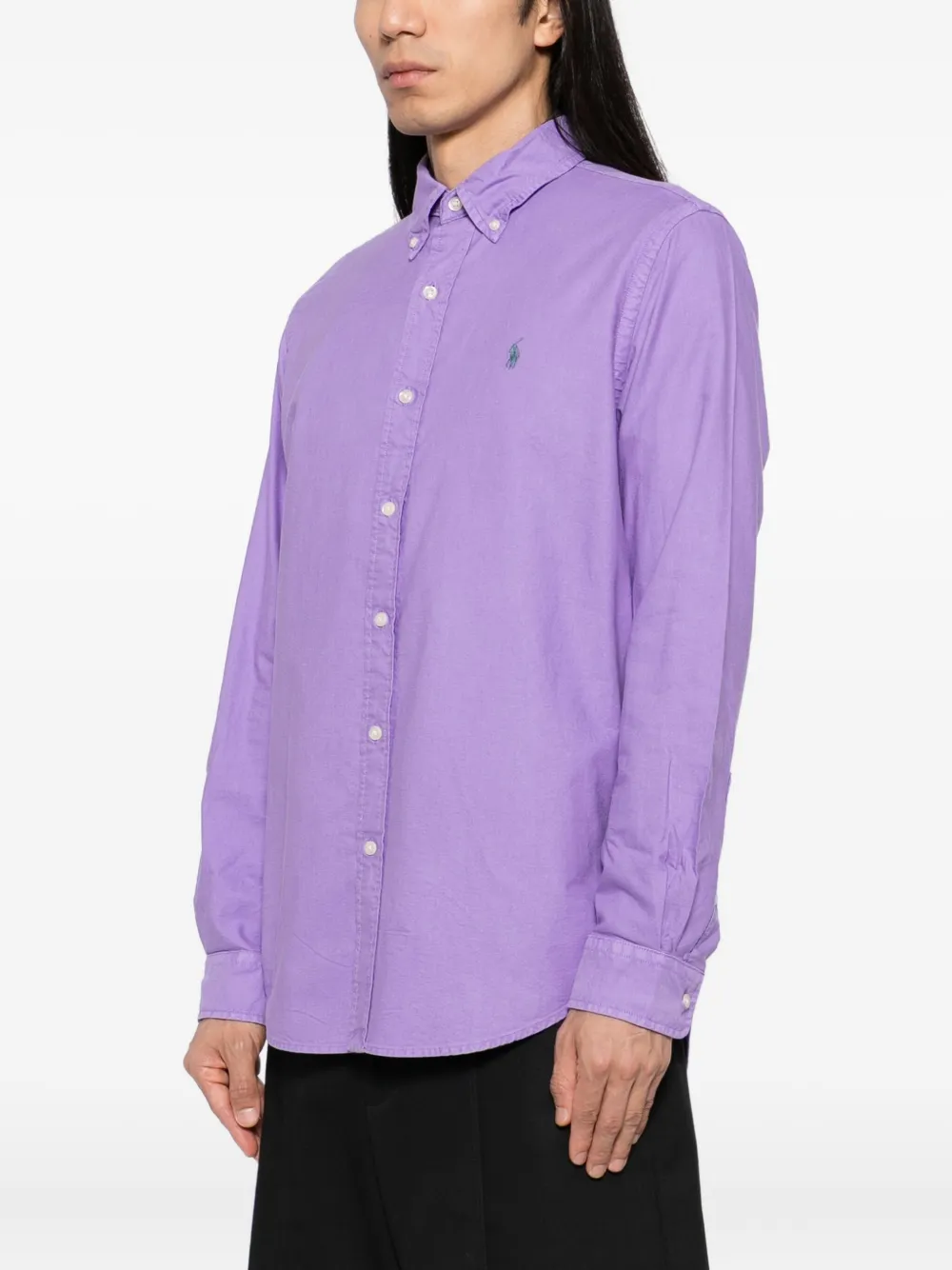Polo Ralph Lauren Oxford overhemd met geverfd effect Paars