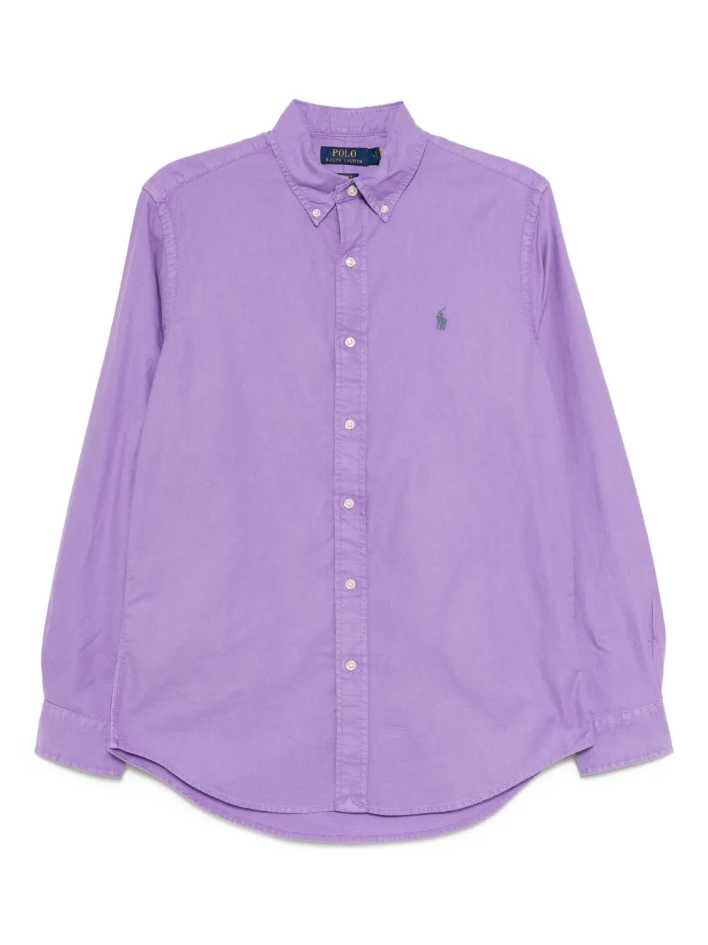 Polo Ralph Lauren ガーメントダイ オックスフォードシャツ - パープル Polo Ralph Lauren ガーメントダイ オックスフォードシャツ - パープル