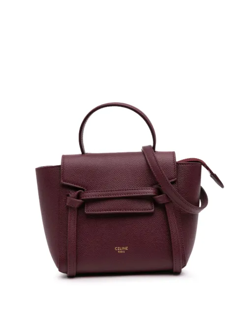 Céline Pre-Owned bolso satchel Pico Belt Bag en piel de becerro granulada 2020