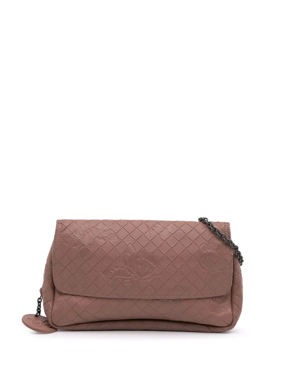 Bottega Veneta Pre-Owned 2012-2024 スモール カーフスキン イントレッチオミラージュ エンボス バタフライ Bottega Veneta Pre-Owned 2012-2024 スモール カーフスキン イントレッチオミラージュ エンボス バタフライ