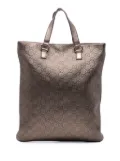 Gucci Pre-Owned 2016-2024 Metallic Guccissima tote bag - Brown