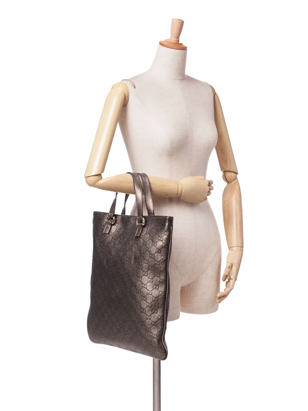 Gucci Pre-Owned 2016-2024 Metallic Guccissima tote bag | Pre-Owned | Image 2