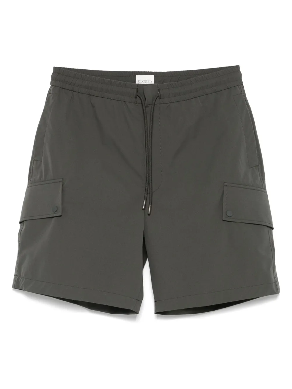 Closed drawstring-waist shorts | Grey | Image 1
