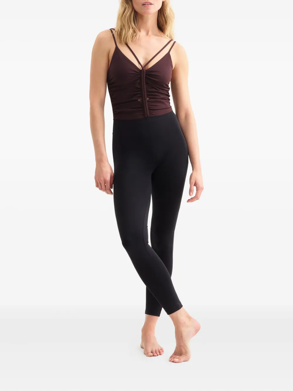 ERES Indra cross-back ruched jumpsuit | Performance Jumpsuits | Image 2