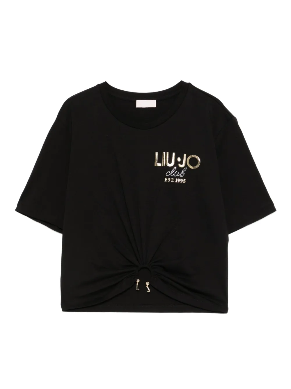 LIU JO Geknoopt T-shirt Zwart