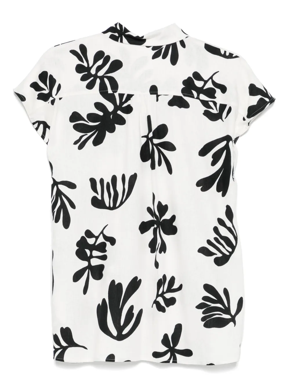 Marella floral-print shirt - Wit