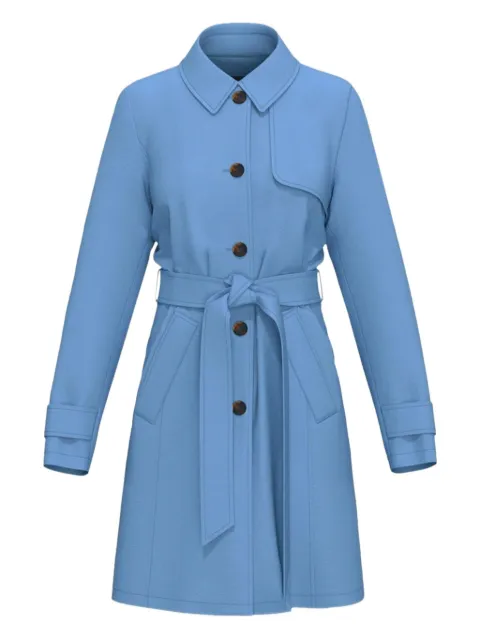 Marella buttoned trench coat