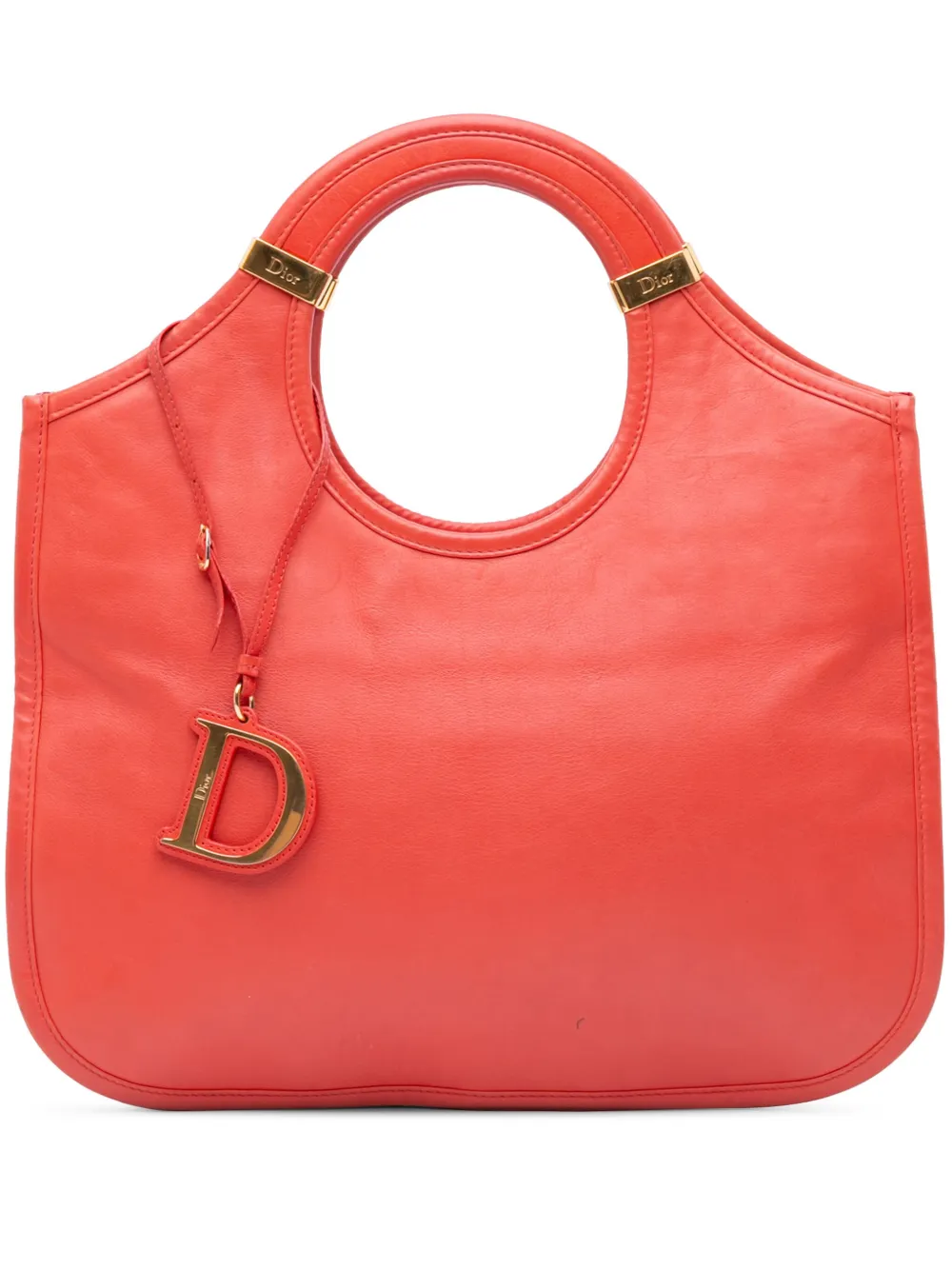 Christian Dior Pre-Owned 2008 レザー ディオリータ ハンドバッグ - レッド Christian Dior Pre-Owned 2008 レザー ディオリータ ハンドバッグ - レッド