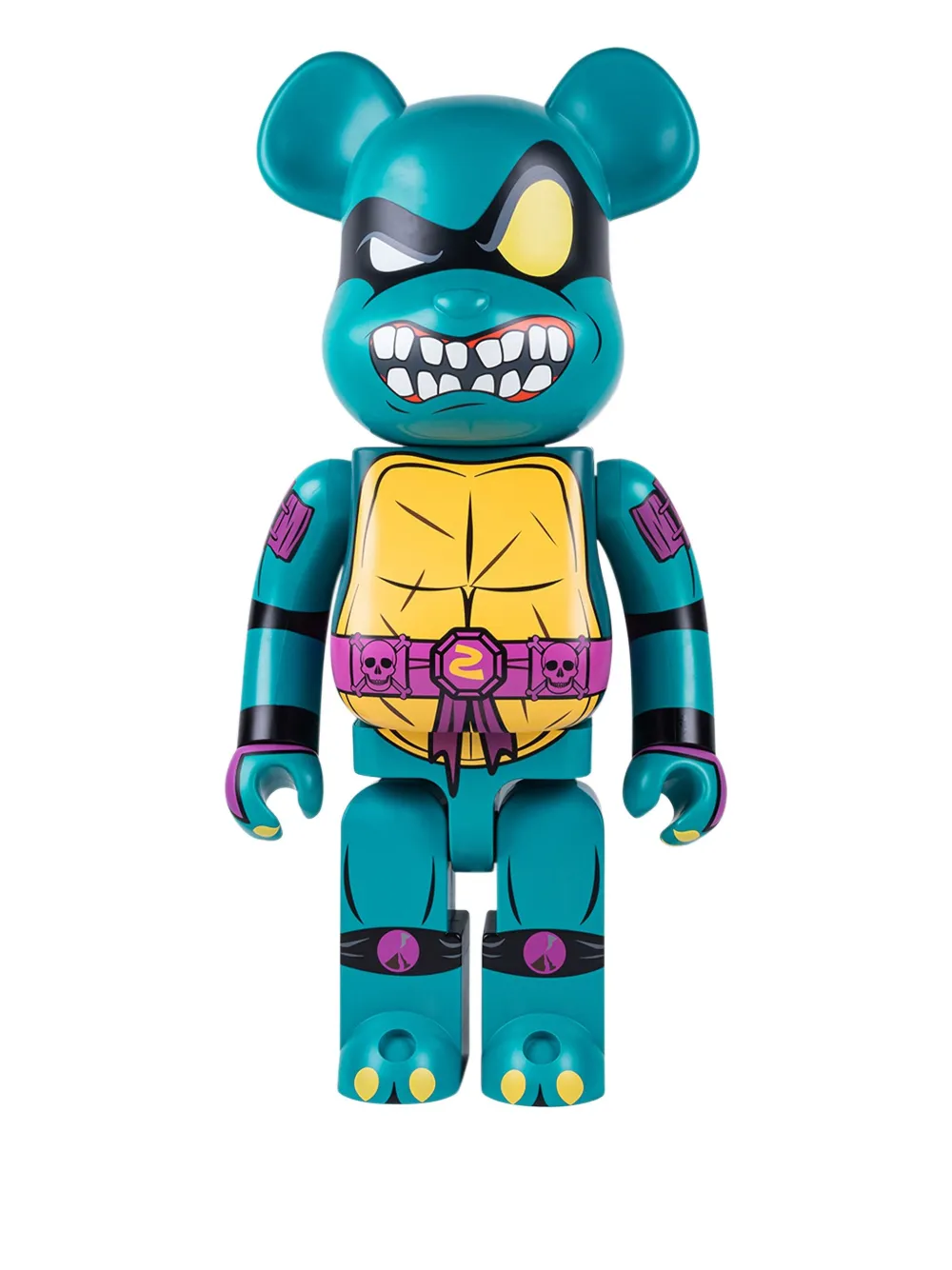 MEDICOM TOY Teenage Mutant Ninja Turtles Slash BE@RBRICK figure - ブルー MEDICOM TOY Teenage Mutant Ninja Turtles Slash BE@RBRICK figure - ブルー