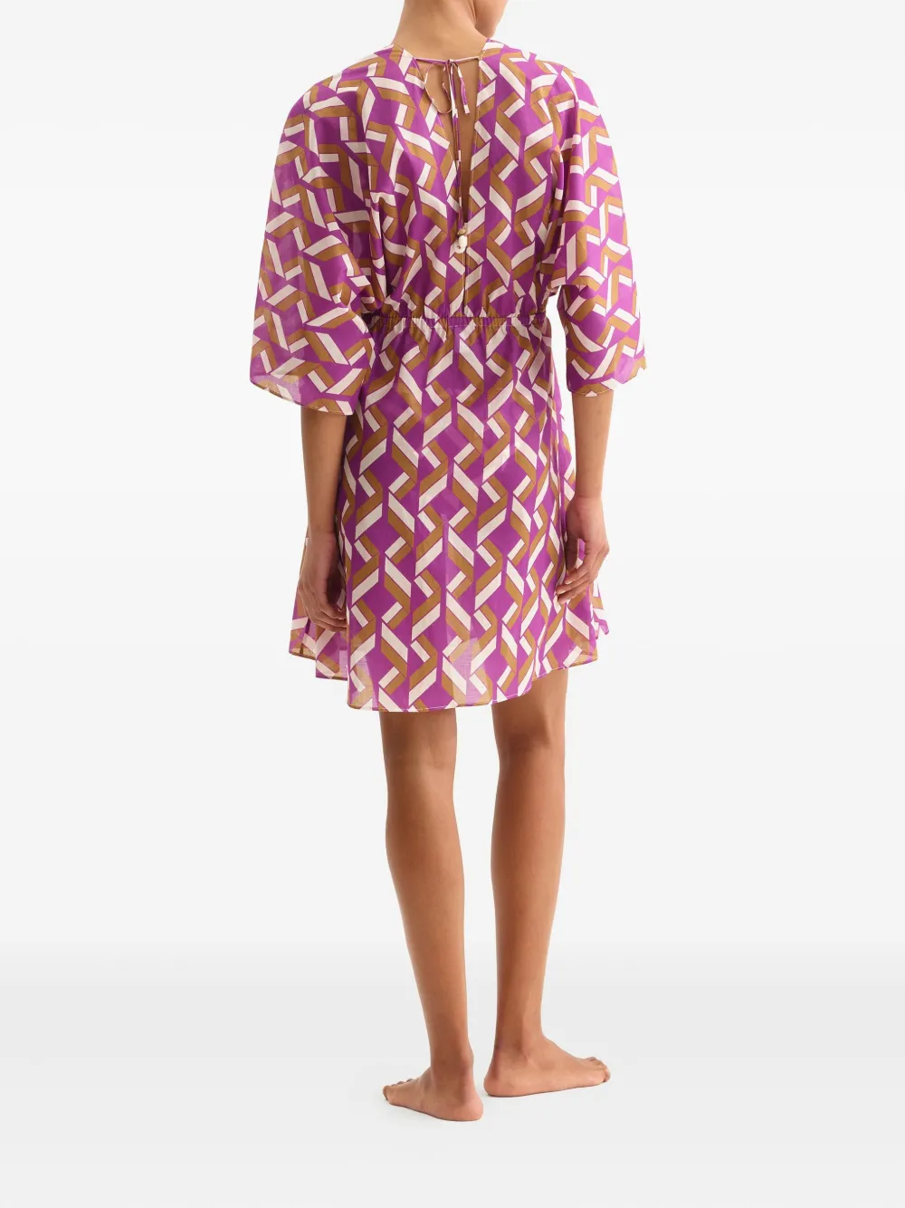 ERES Feel jurk met geometrische print Paars